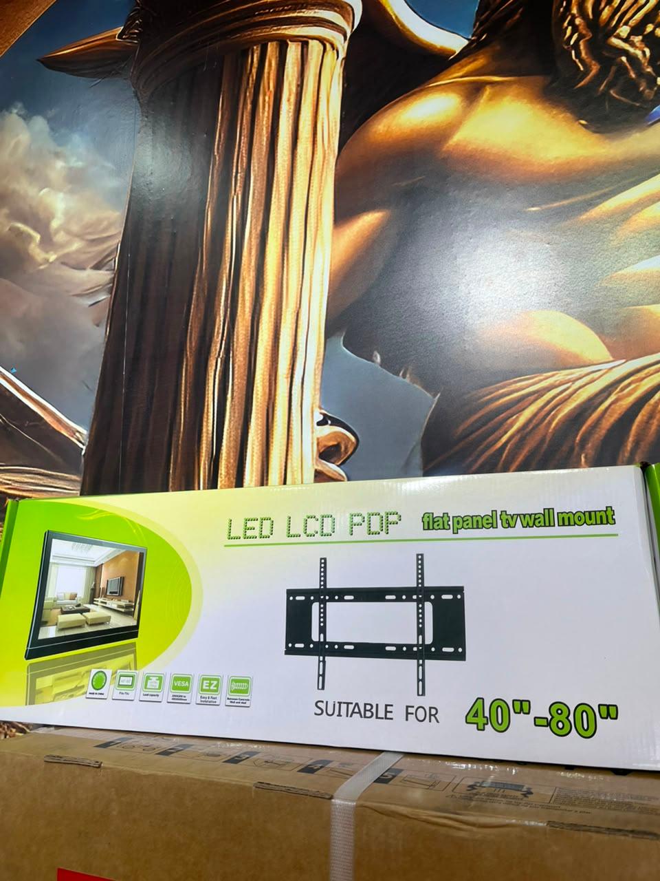 BASE FIJA DE TELEVISOR BEND LED-LCD-PDP 40-80 PULGADAS YUYAX