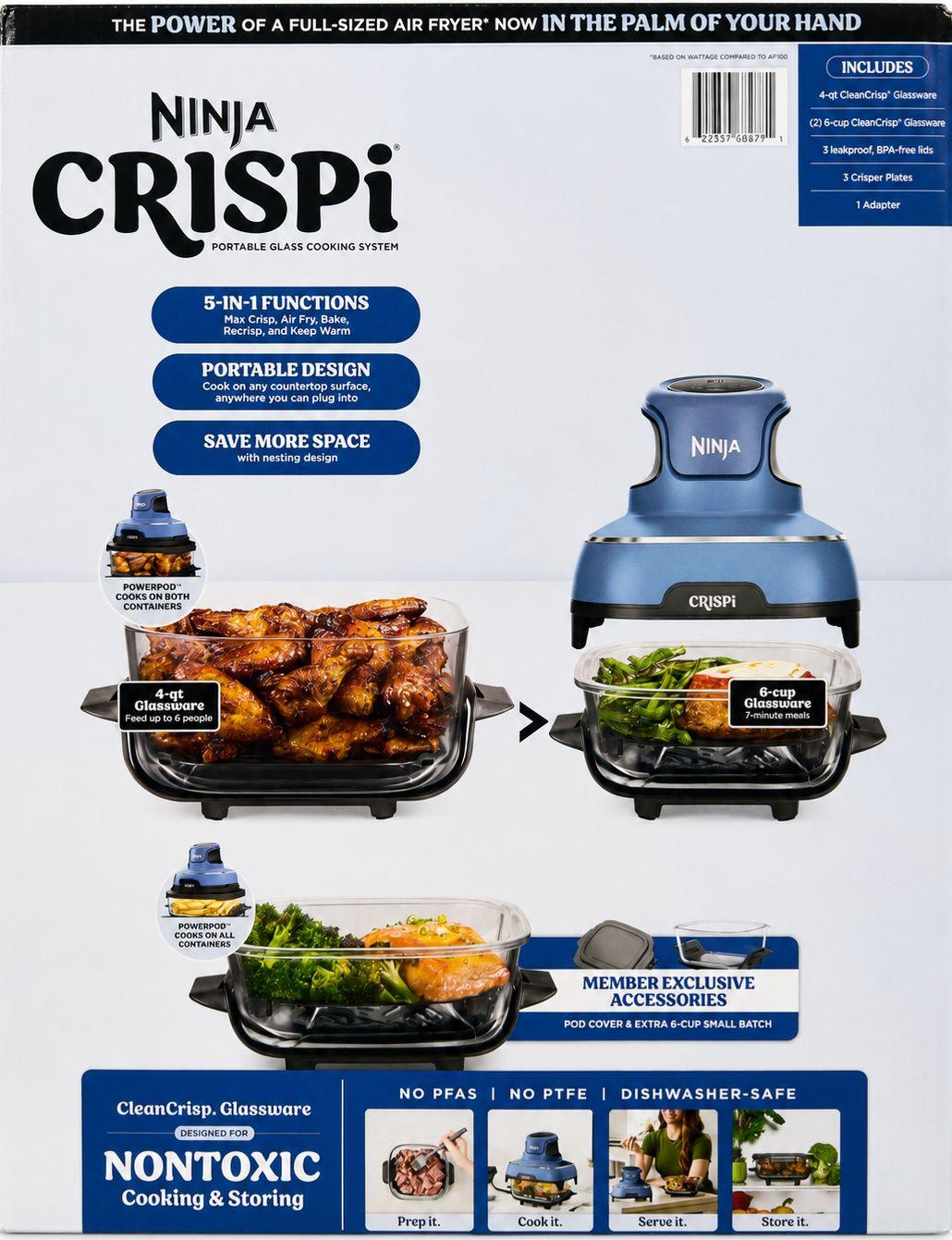 FREIDORA DE AIRE NINJA CRISPI 5 EN 1
