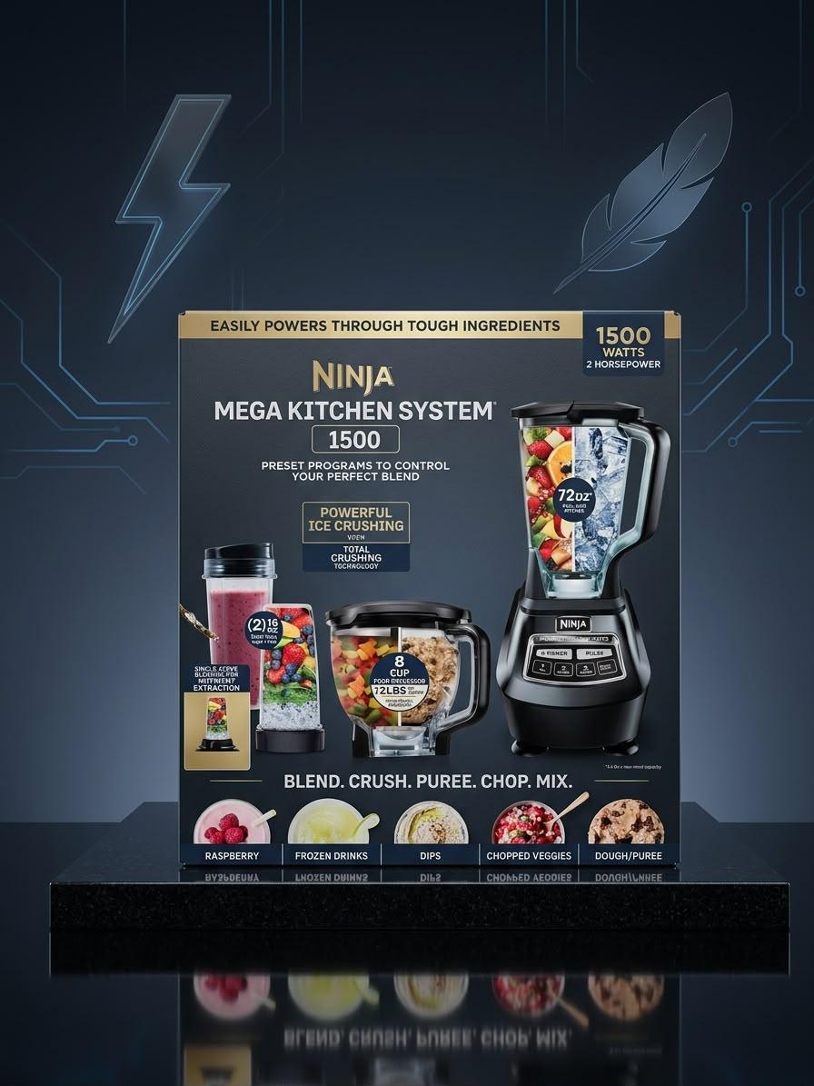 Licuadora Ninja De 1500 Watts 4 Vasos